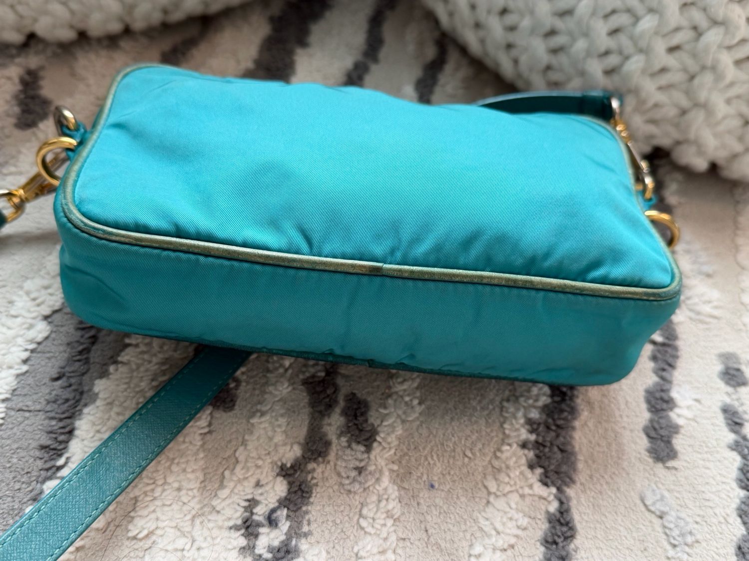 Prada Nylon Tessuto Sound Camera Bag Crossbody