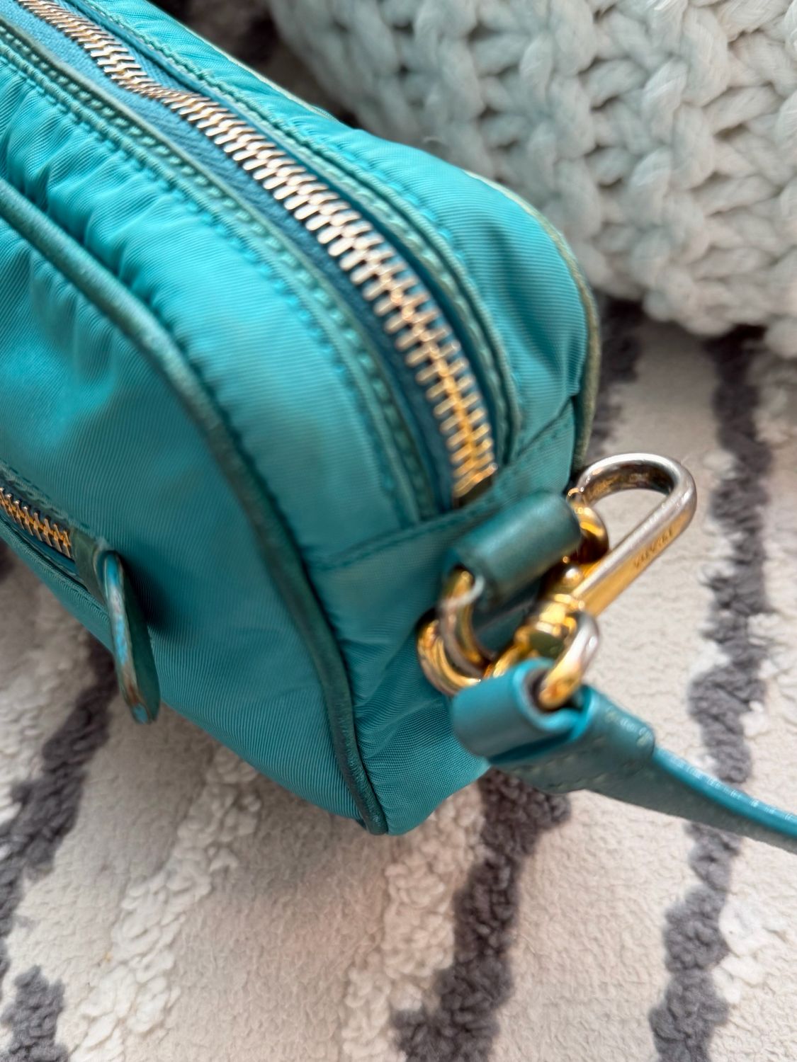 Prada Nylon Tessuto Sound Camera Bag Crossbody