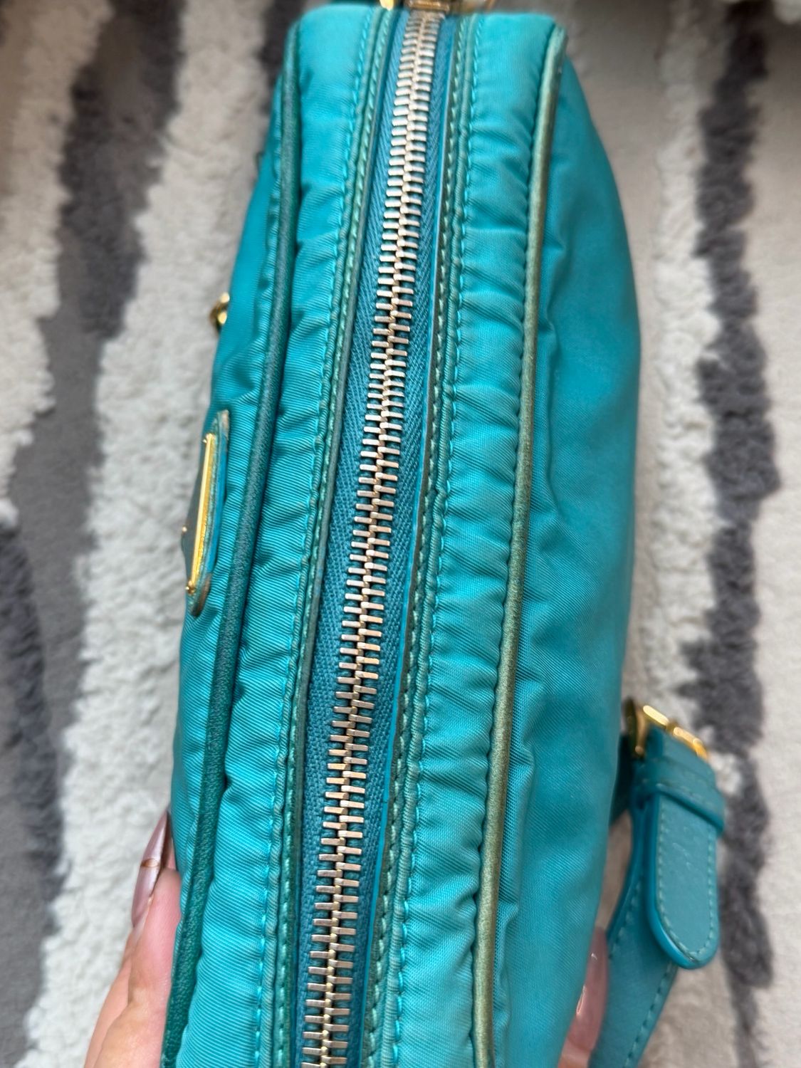 Prada Nylon Tessuto Sound Camera Bag Crossbody