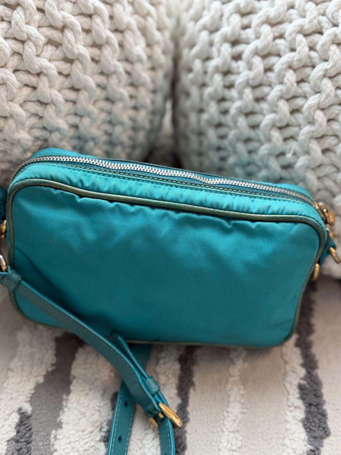 Prada Nylon Tessuto Sound Camera Bag Crossbody