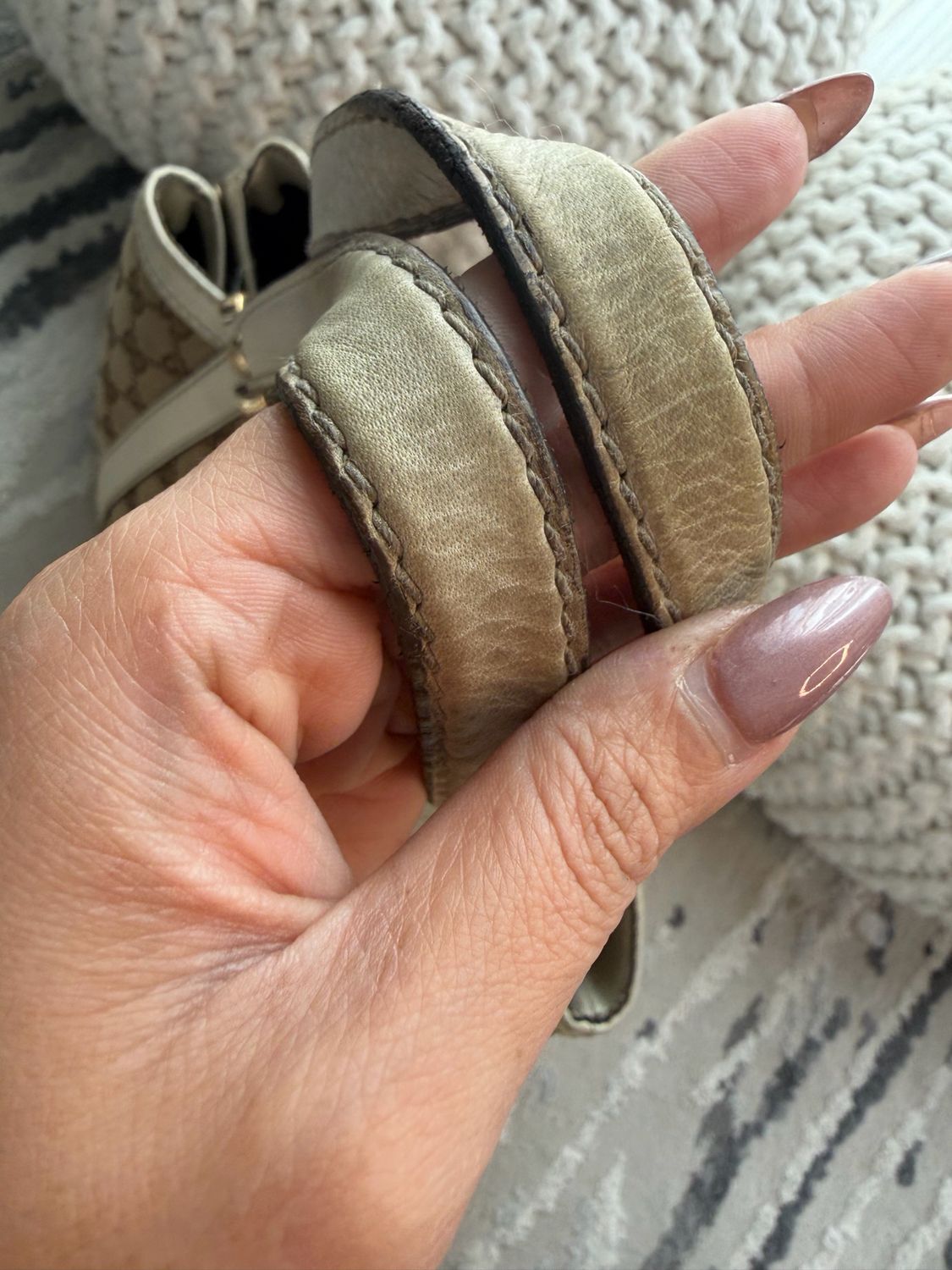 Gucci Ladies New Web Tote Medium