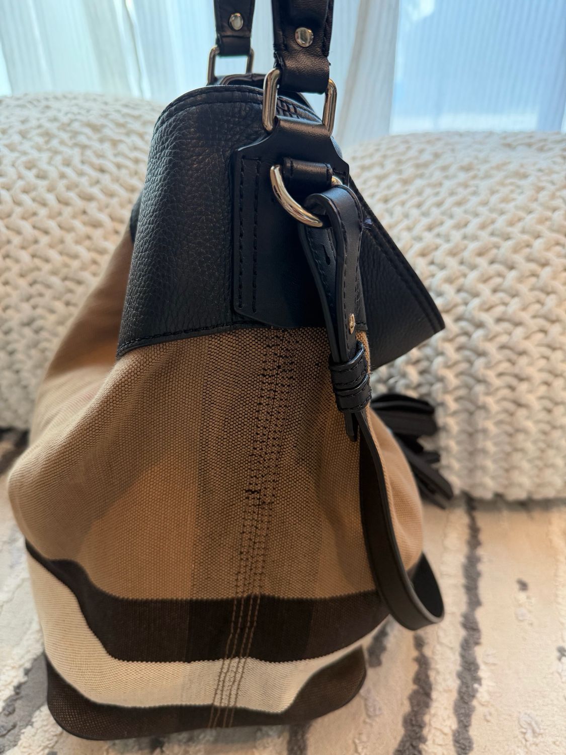 Burberry Ashby Bucket Messenger Crossbody