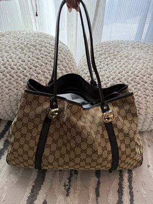 Gucci Twins Interlocking Tote Shoulder Bag