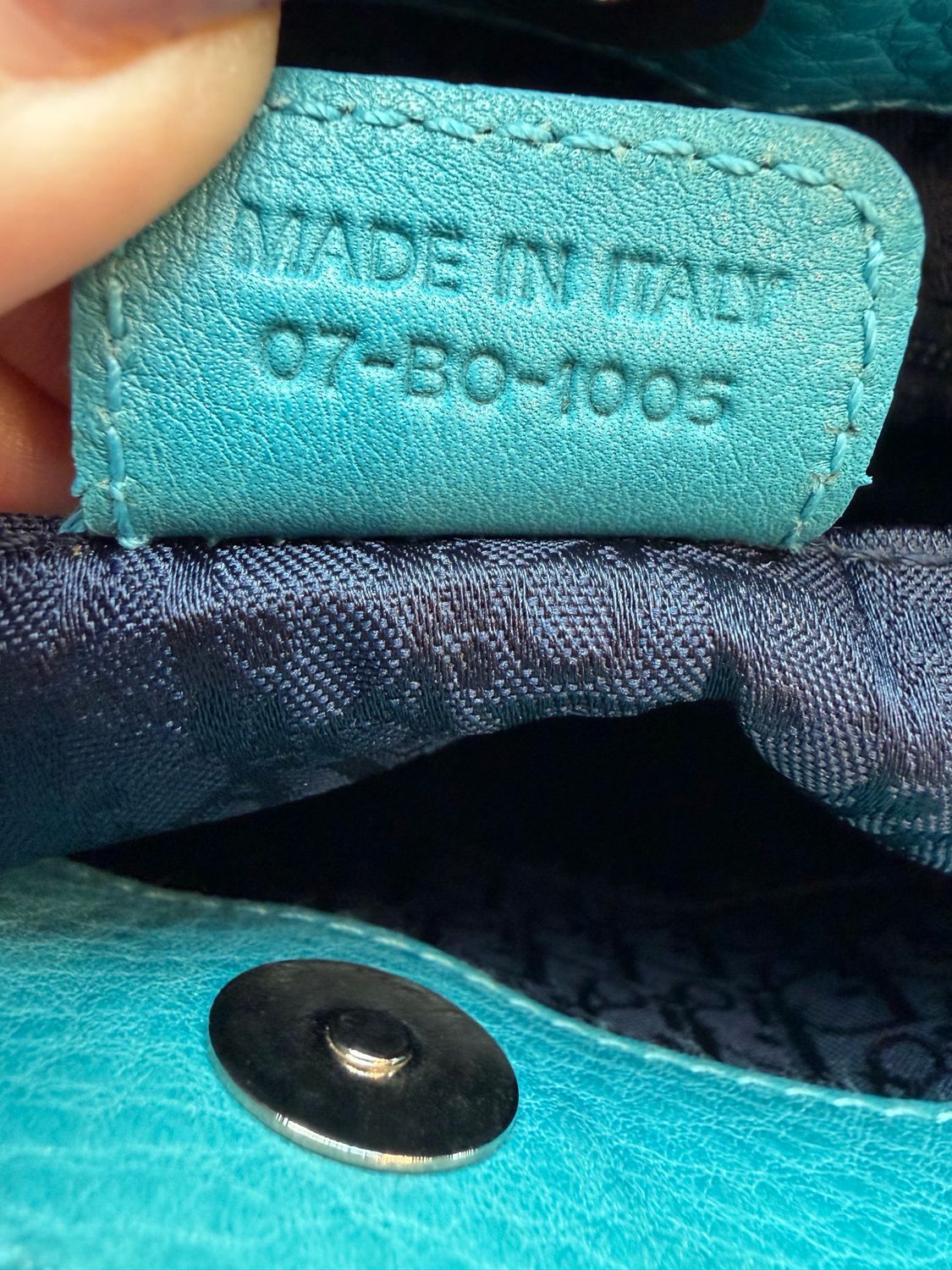 Christian Dior Detective En Cuir Top Handle