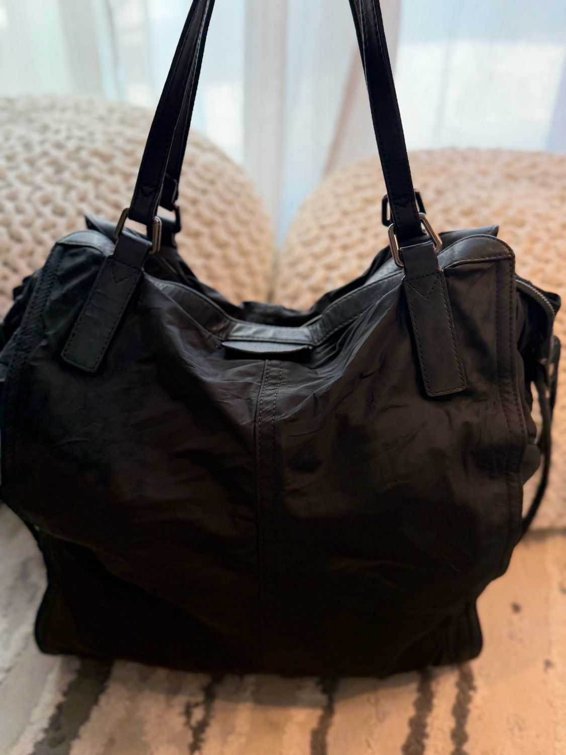 Burberry Buckleigh Nylon Tote Shoulder