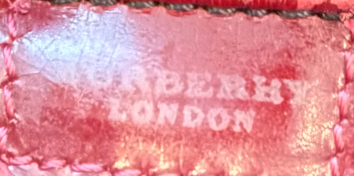 Burberry Haymarket Check Barrel Bag Shoulder Tote