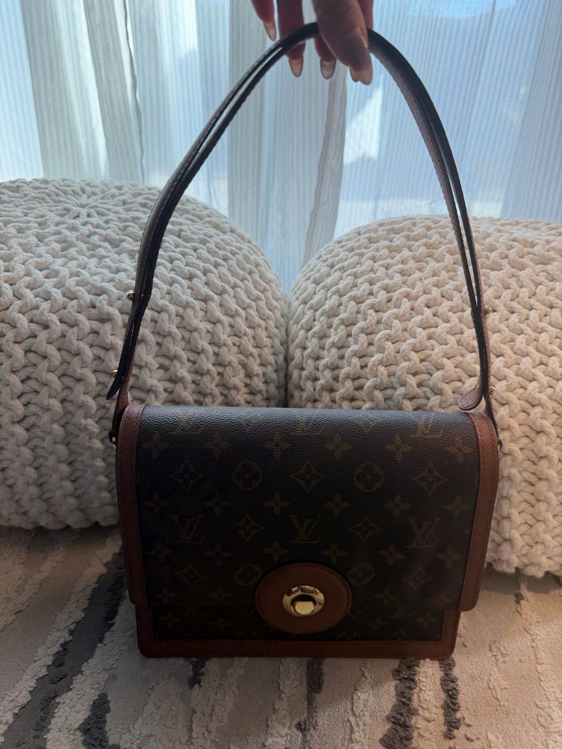 Louis Vuitton Monogram Vintage Raspail Hobo Shoulder