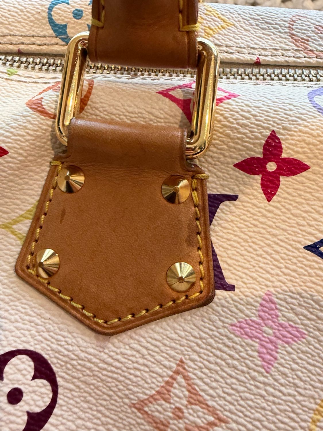 Louis Vuitton Speedy Takashi Murakami Speedy Multicolor Blanc