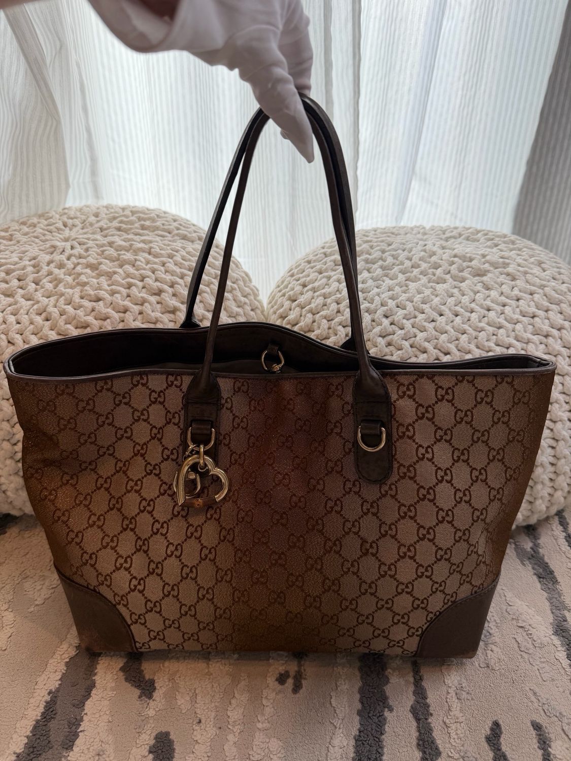 Gucci Lurex Tote Shoulder Ombre Metallic