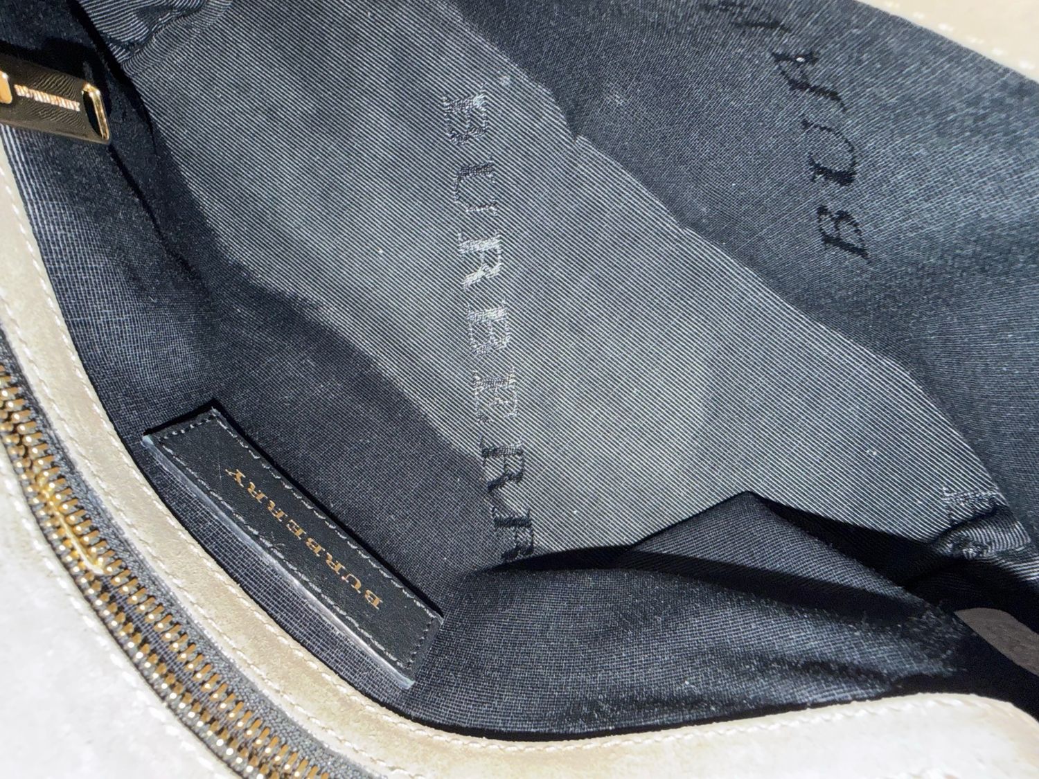 Burberry Mildenhall Sling Crossbody Grainy Leather