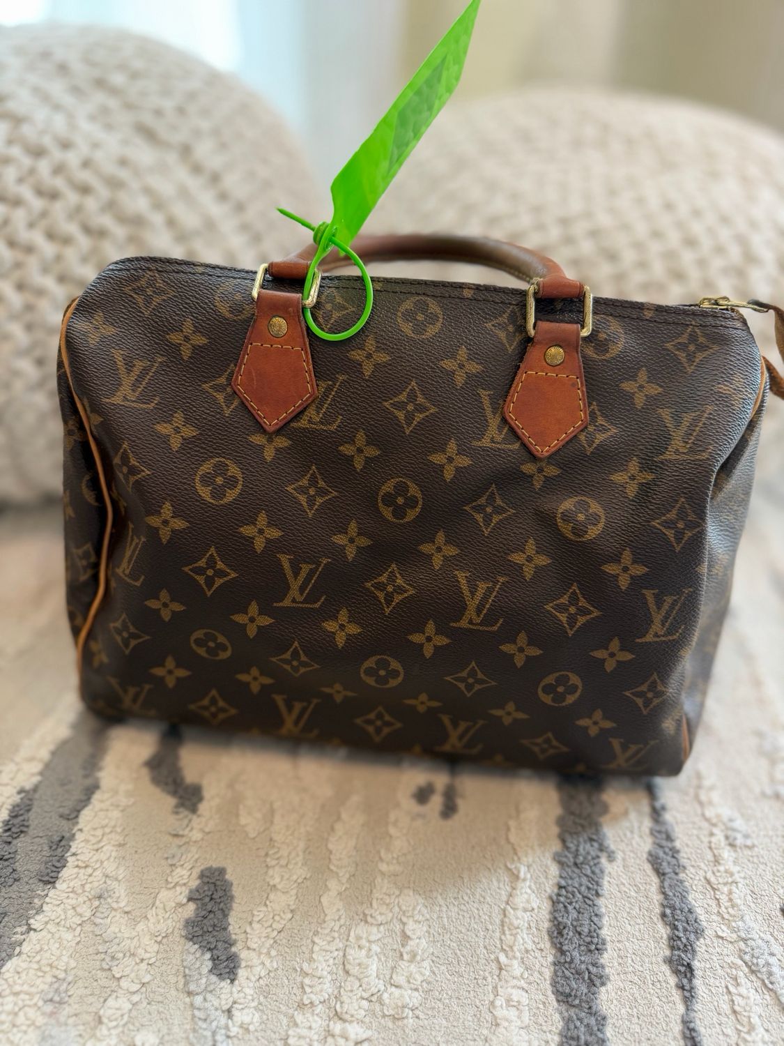 Louus Vuitton Monogram Speedy 30 Top Handle Satchel