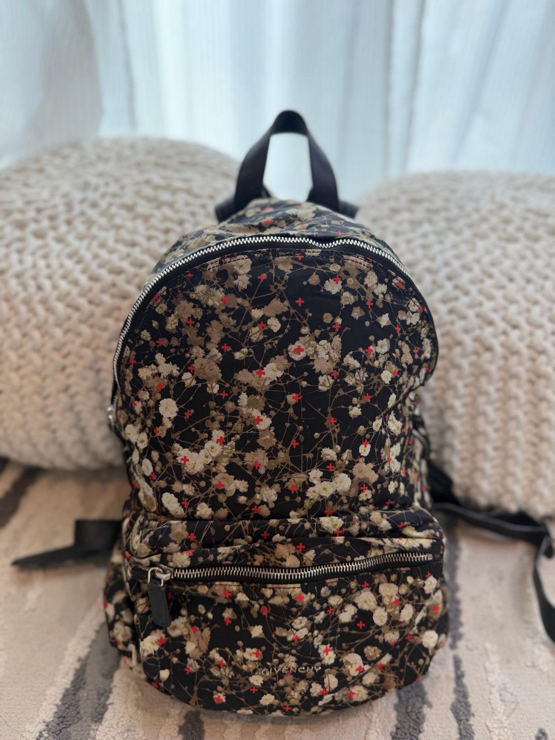 Givenchy Floral Nylon Backpack 
