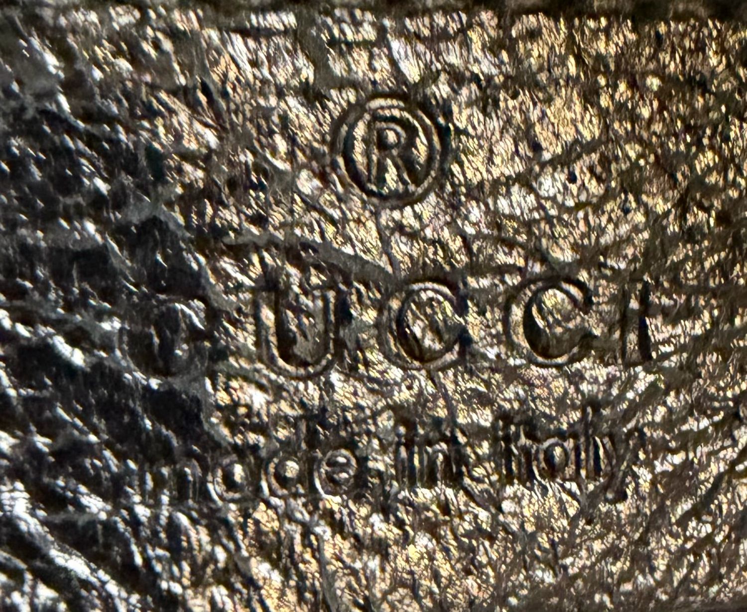 Gucci Monogram Canvas Halfmoon Web Strap Sling