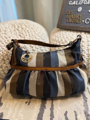 Fendi Chef Hobo Multicolor Canvas 