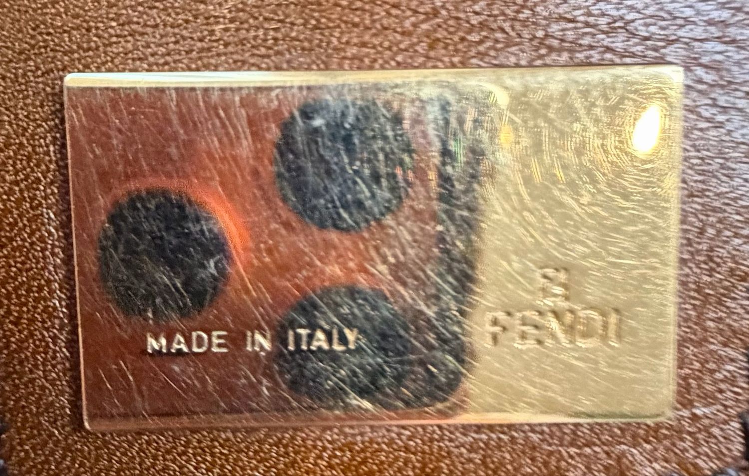 Fendi Chef Hobo Multicolor Canvas 