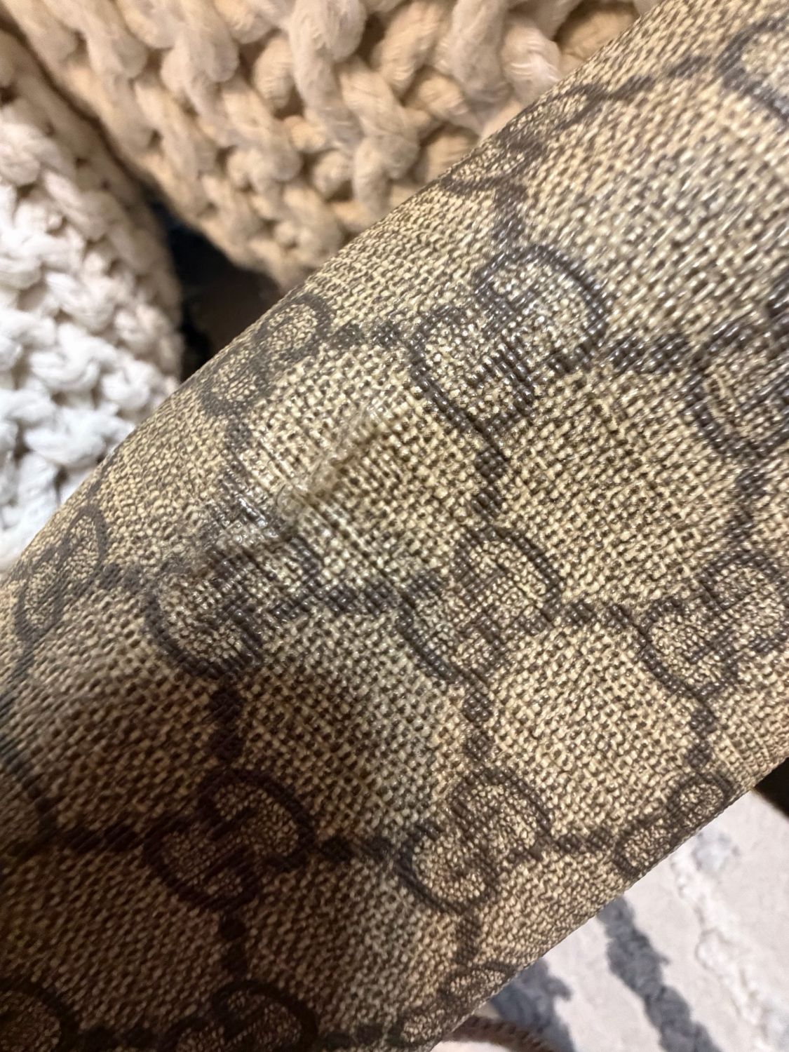 Gucci Monogram Supreme Waist Bag Belt Bag