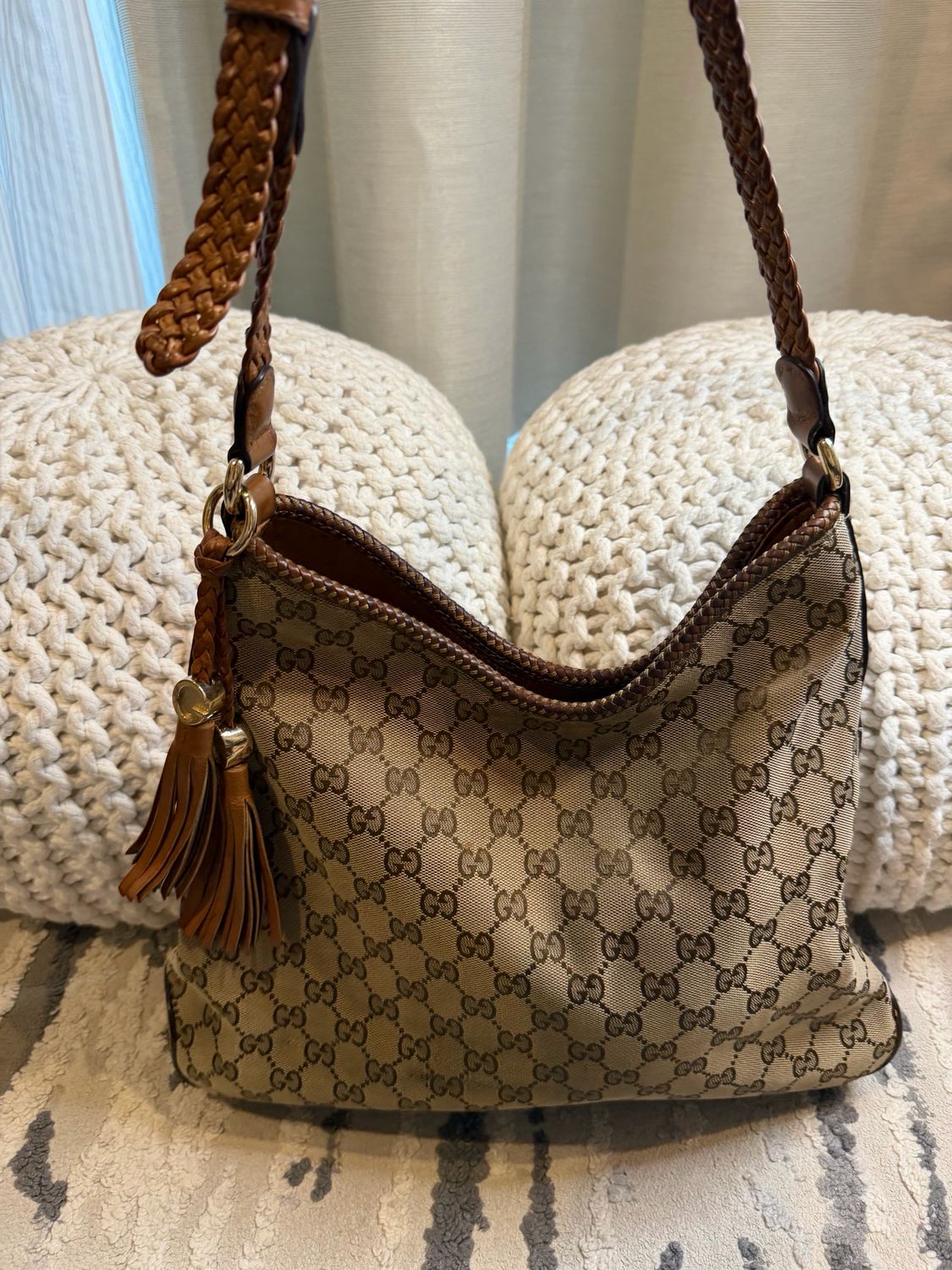 Gucci Marakeech Hobo Shoulder Braided Strap