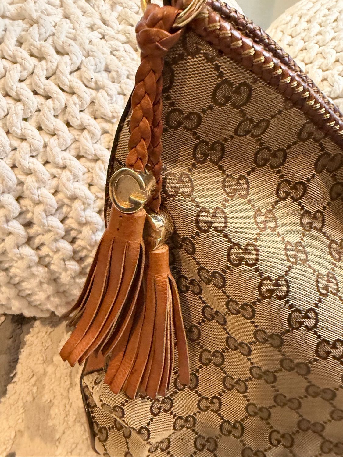 Gucci Marakeech Hobo Shoulder Braided Strap