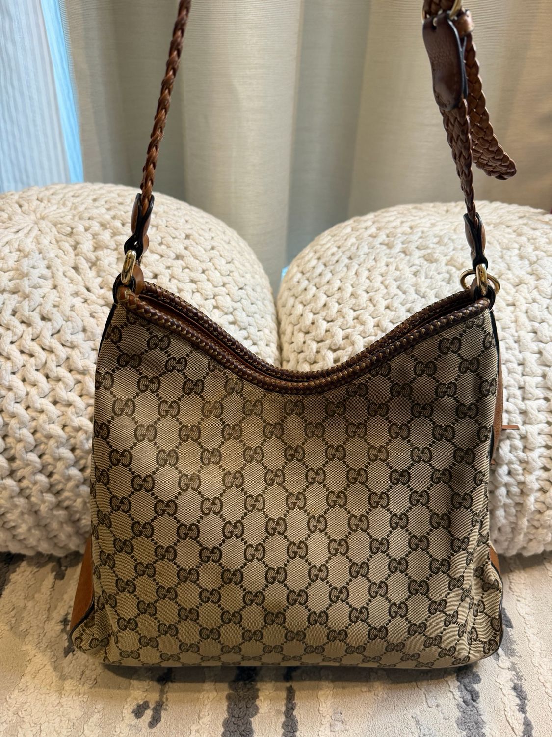 Gucci Marakeech Hobo Shoulder Braided Strap