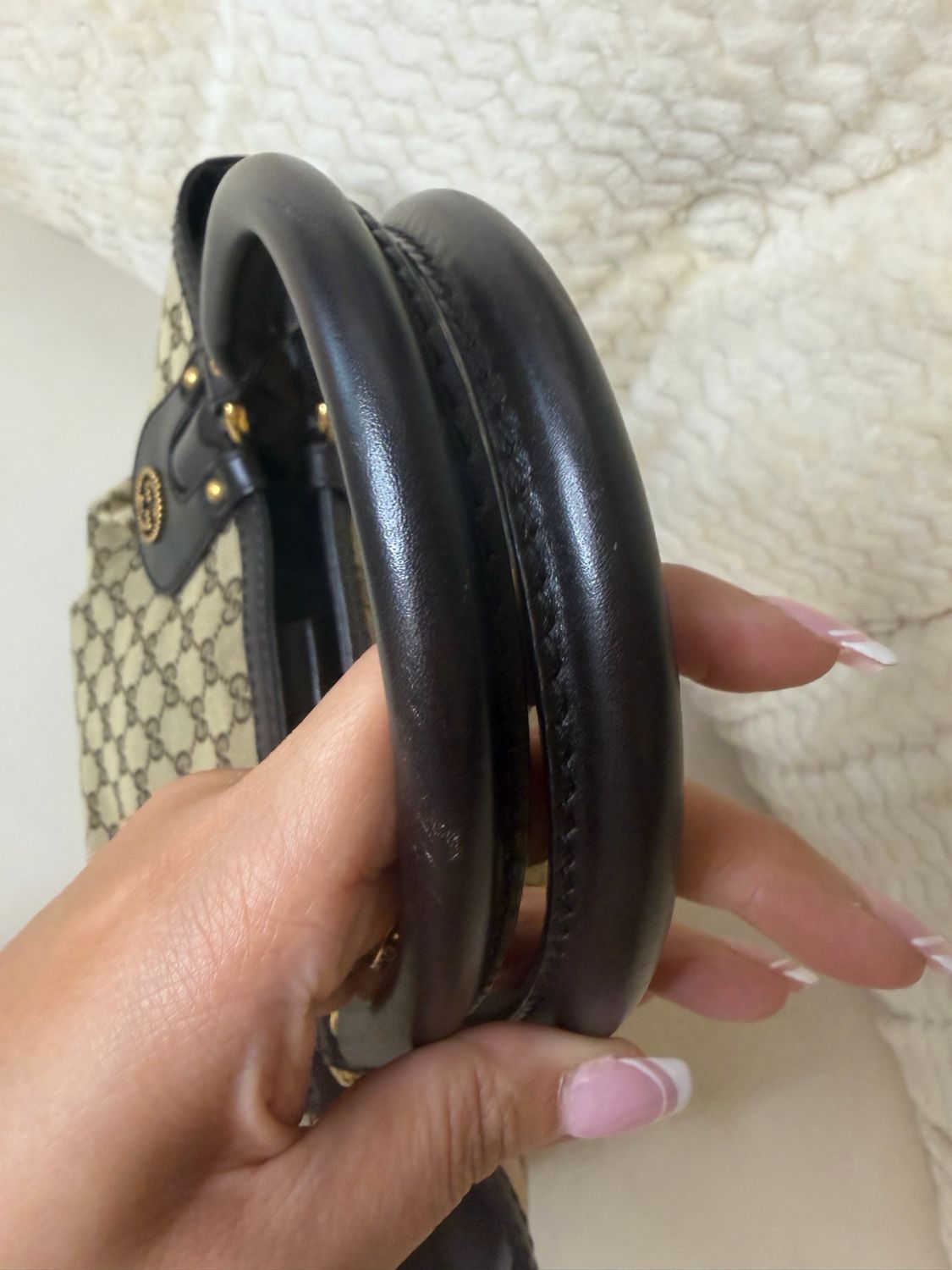 Gucci Monogram Canvas Scarlett Tote Shoulder