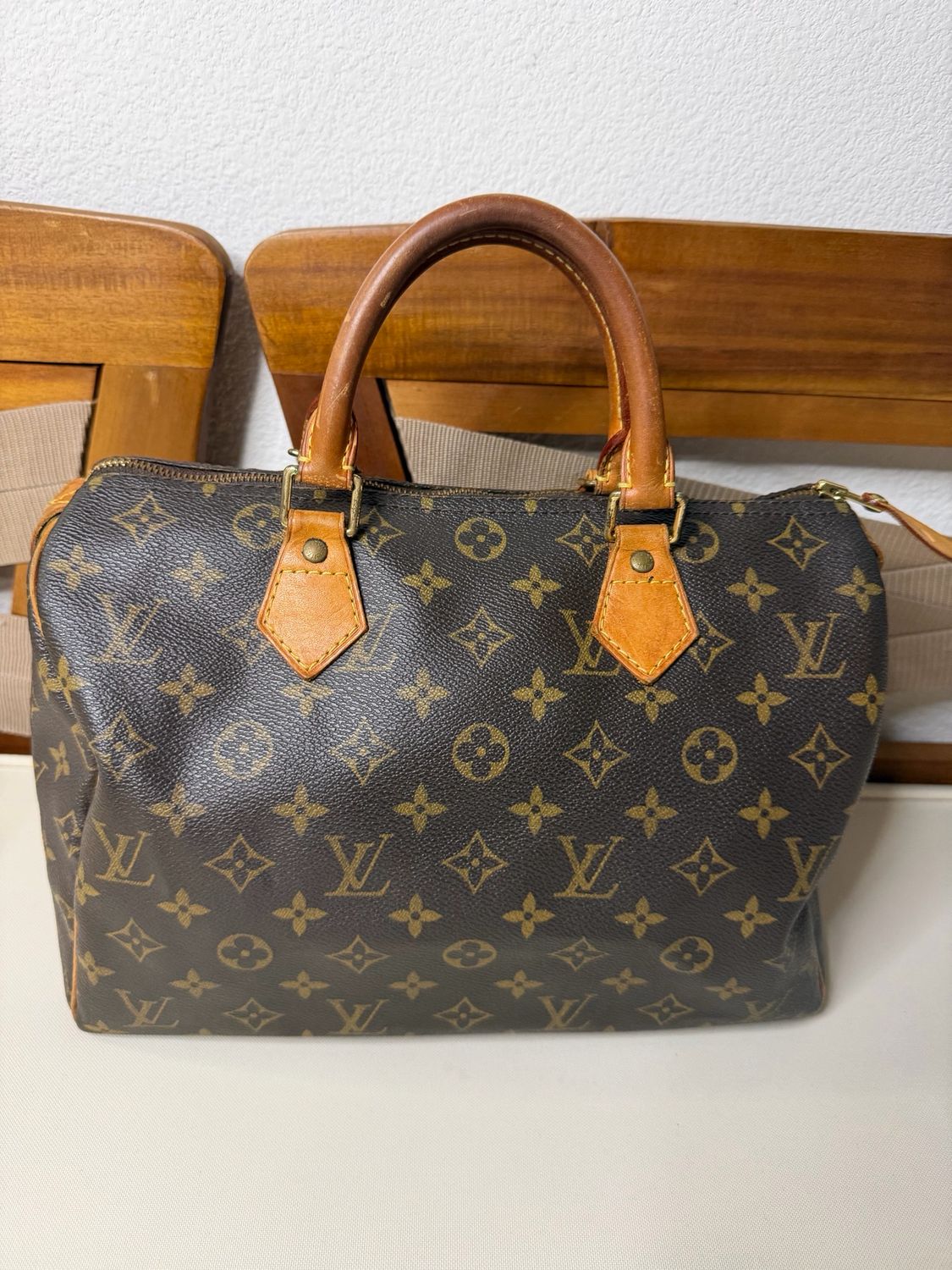 Louis Vuitton Speedy Monogram 30 Satchel Boston