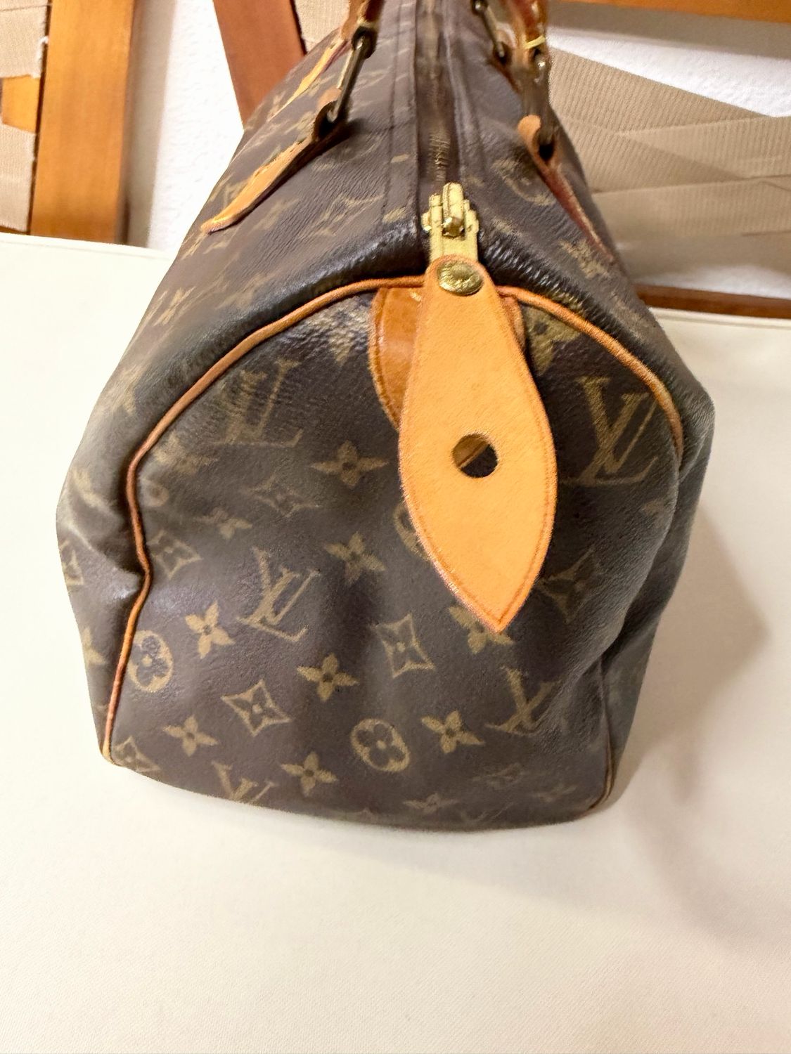 Louis Vuitton Speedy Monogram 30 Satchel Boston