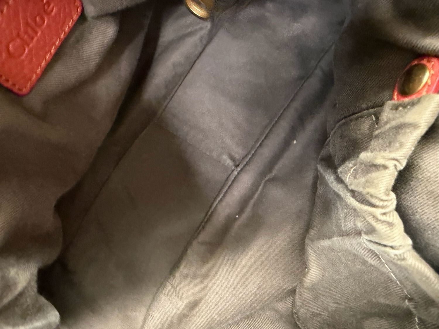 Chloe Pebbled Leather Marcie Saddle Medium Two Way Crossbody