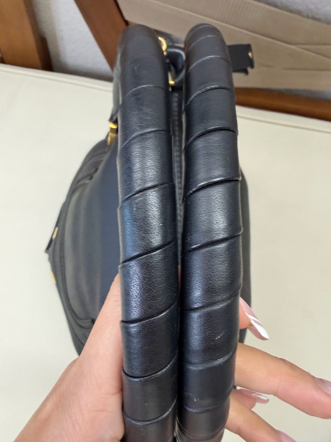 Chloe Marcie Saddle Two way Medium Crossbody Messenger