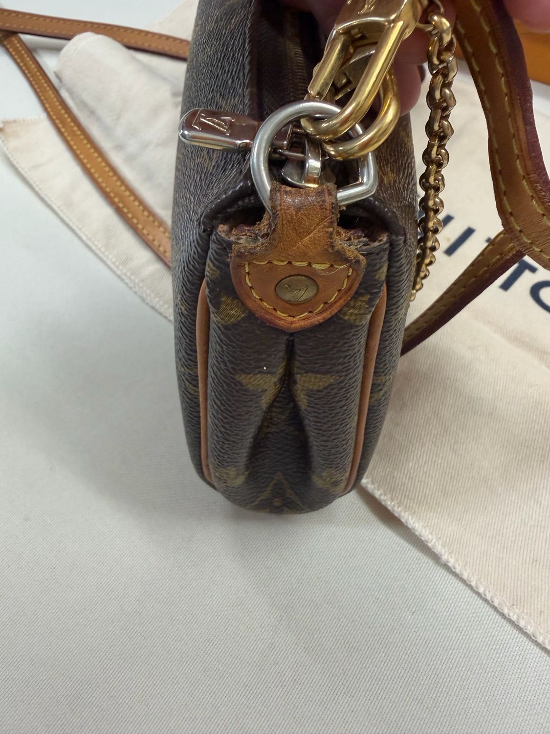 Louis Vuitton Monogram Eva Clutch Crossbody