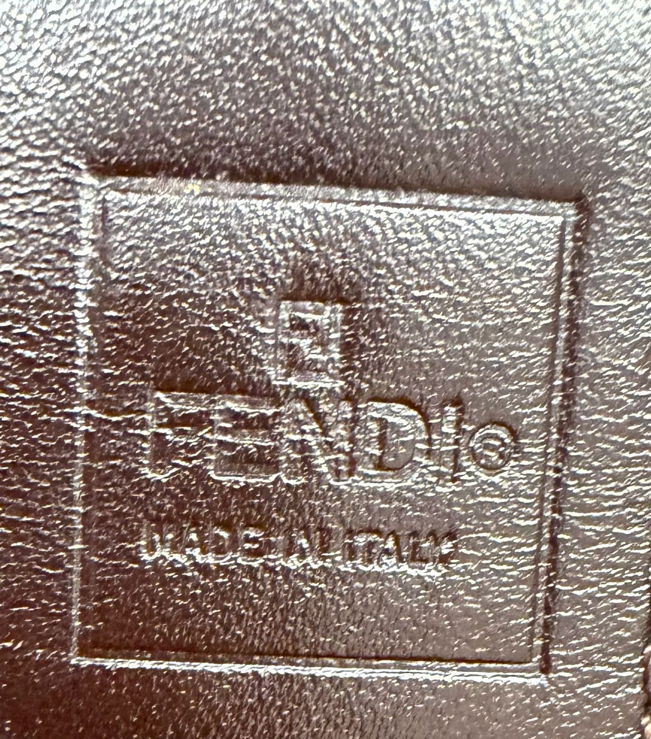 Fendi Zucca Baguette Mama Hobo Shoulder Bag