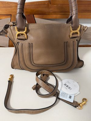 Chloe Marcie Saddle Medium Double Carry Sling Crossbody