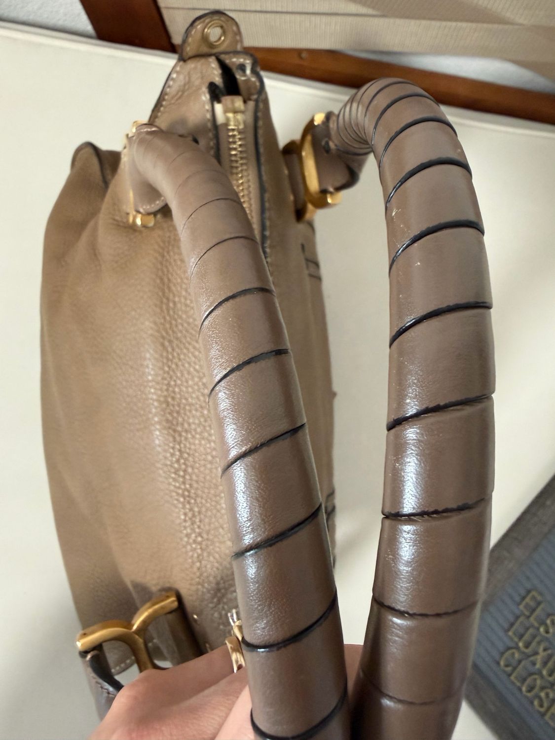 Chloe Marcie Saddle Medium Double Carry Sling Crossbody