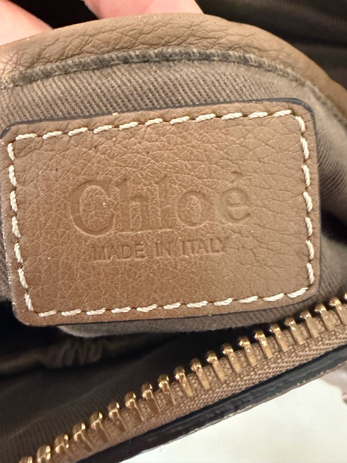 Chloe Marcie Saddle Medium Double Carry Sling Crossbody