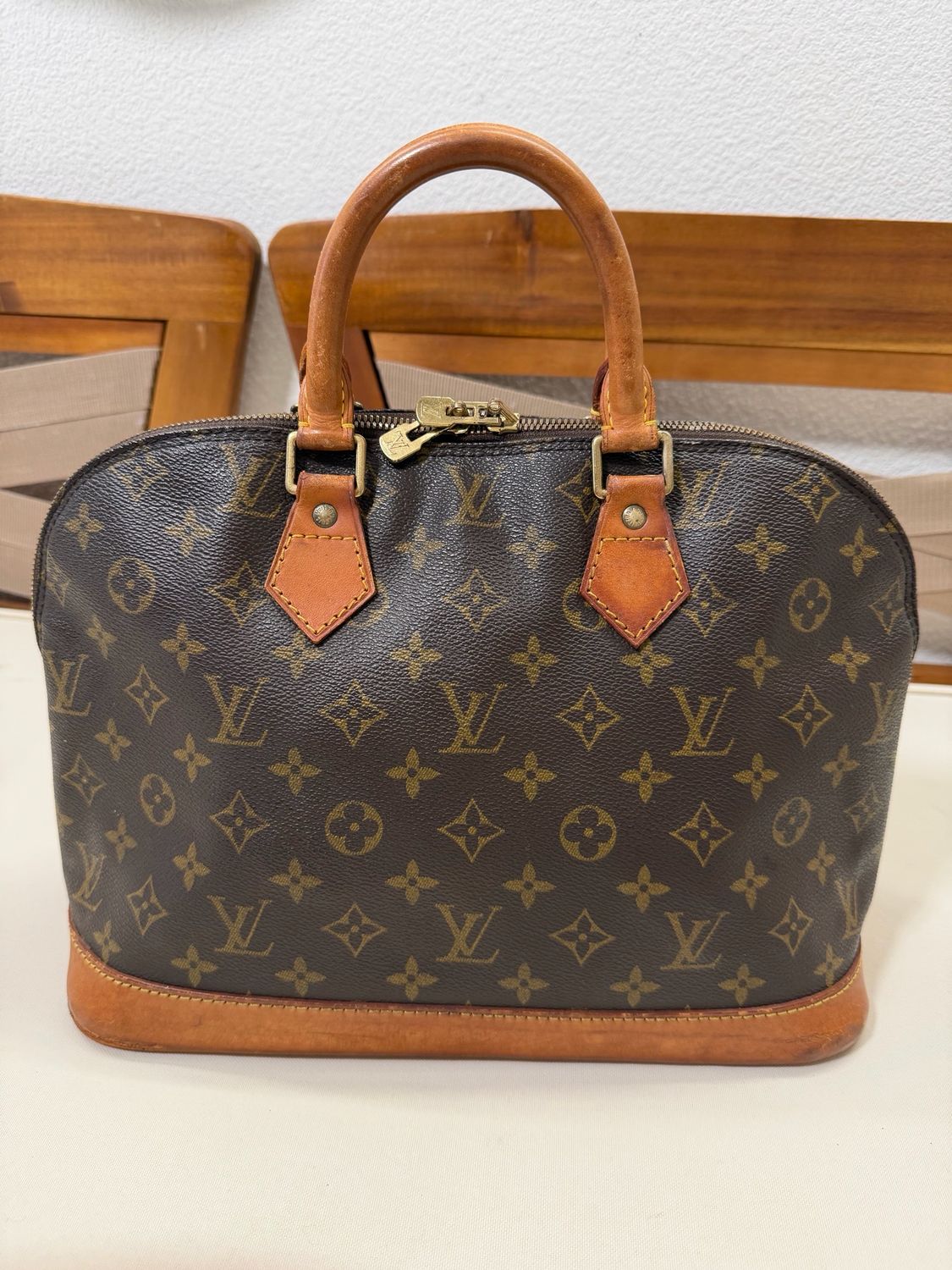 Louis Vuitton Monogram Alma Pm Top Handle Dome