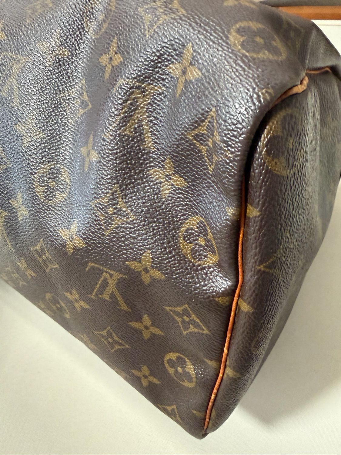 Louus Vuitton Monogram Speedy 35 Boston Bowler Satchel