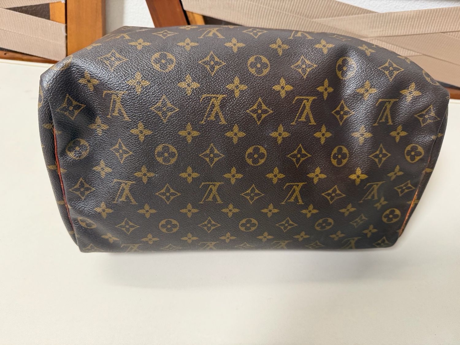 Louus Vuitton Monogram Speedy 35 Boston Bowler Satchel