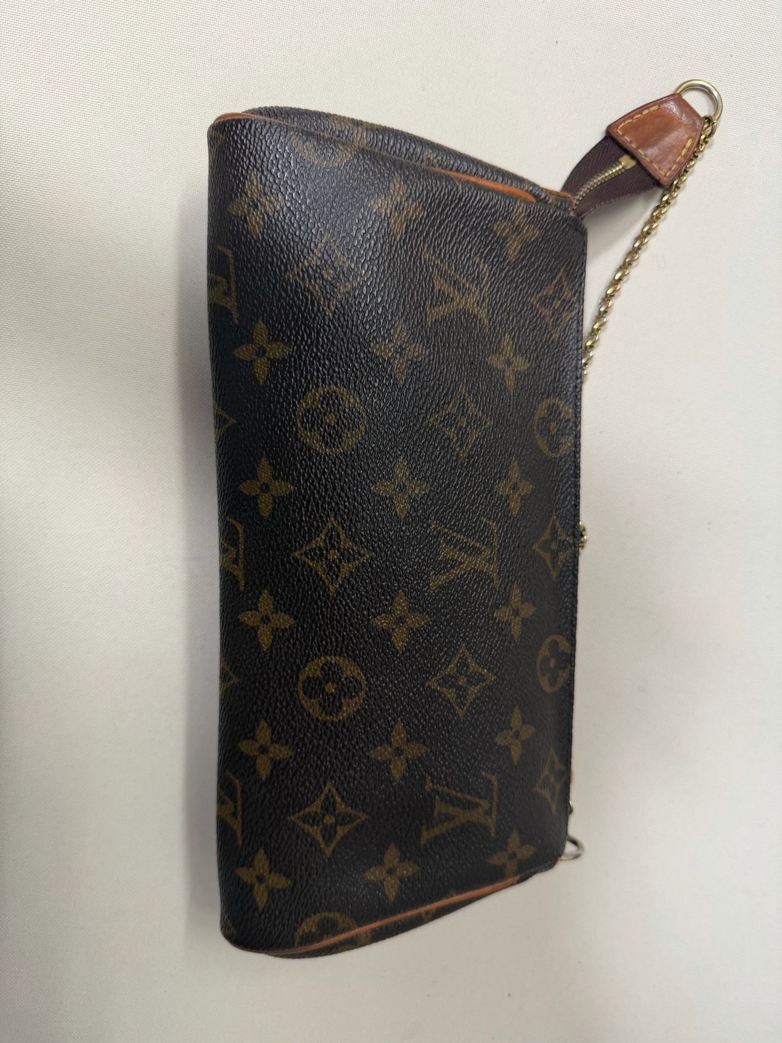 Louis Vuitton Monogram Eva Clutch Zipper Shoulder