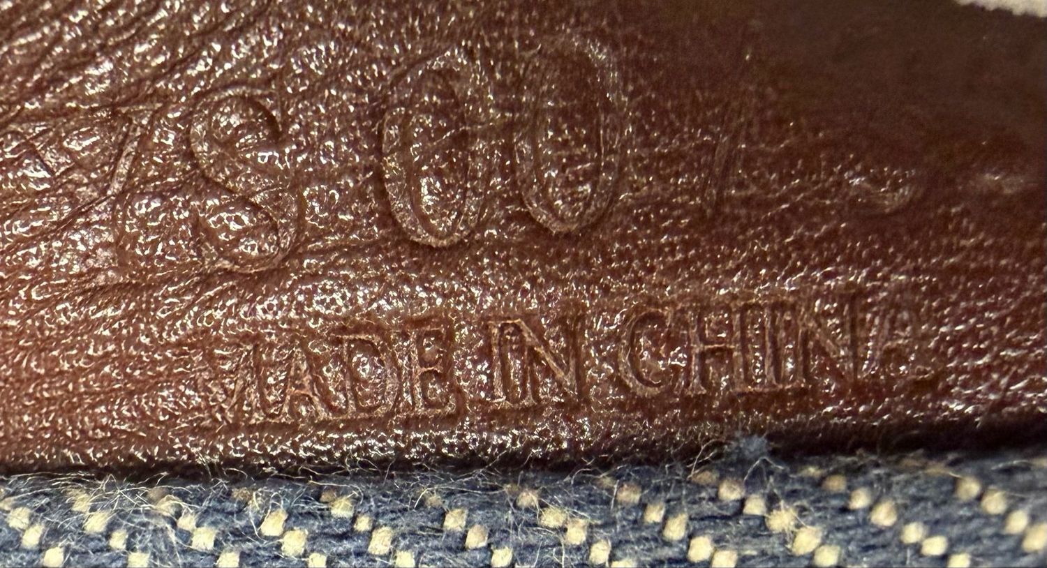 Celine Denim Ava Triomphe Hobo Shoulder Bag