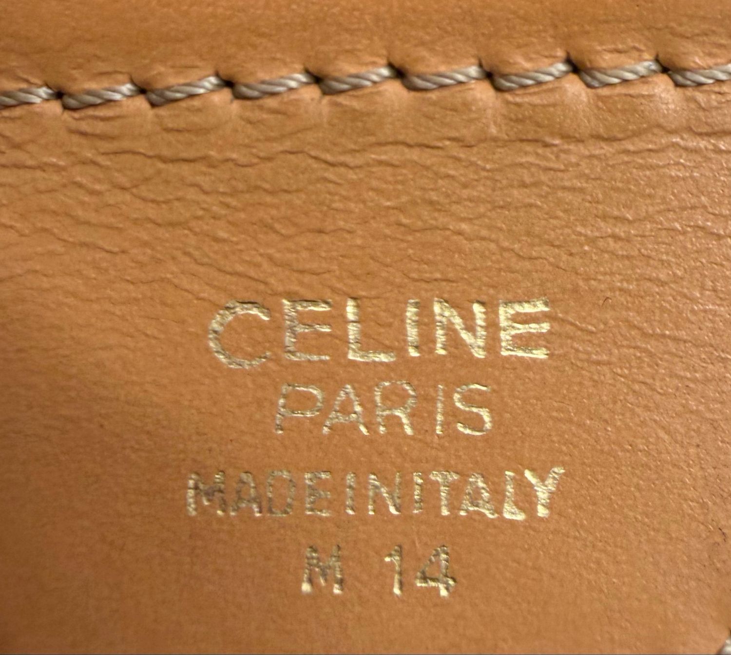 Celine Vintage Macadam Boston Bowler Top Handle