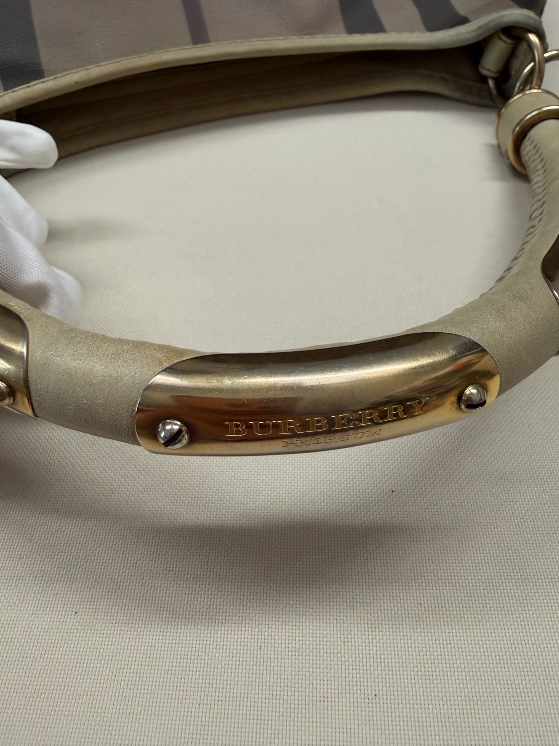 Burberry Prorsum Hobo Double Strap Studded 