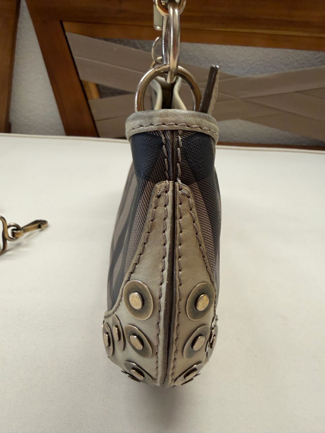 Burberry Prorsum Hobo Double Strap Studded 