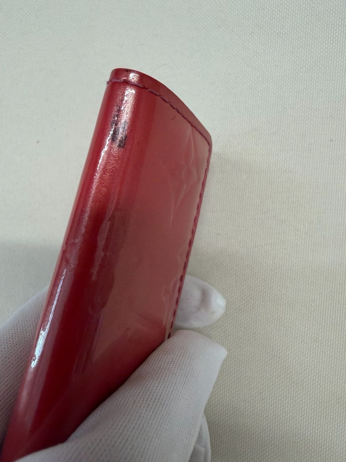 Louis Vuitton Kisslock Wallet Vernis And Multicles 4 Key 