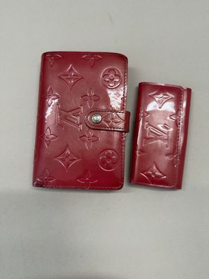 Louis Vuitton Kisslock Wallet Vernis And Multicles 4 Key 