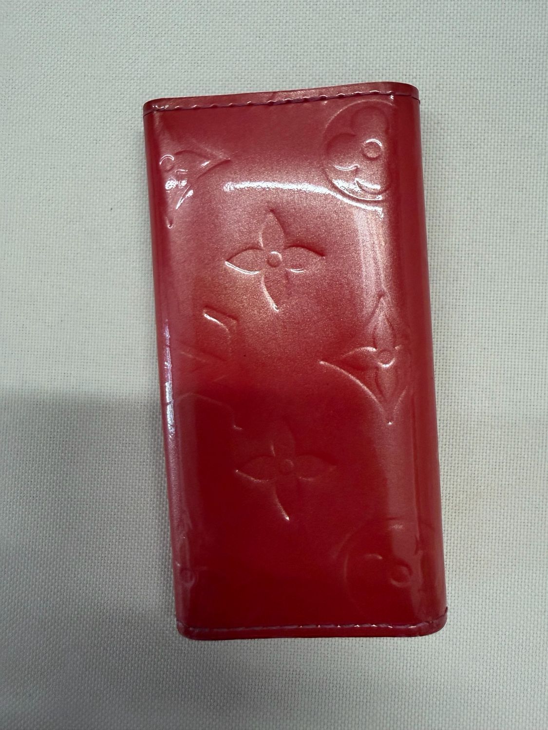 Louis Vuitton Kisslock Wallet Vernis And Multicles 4 Key 