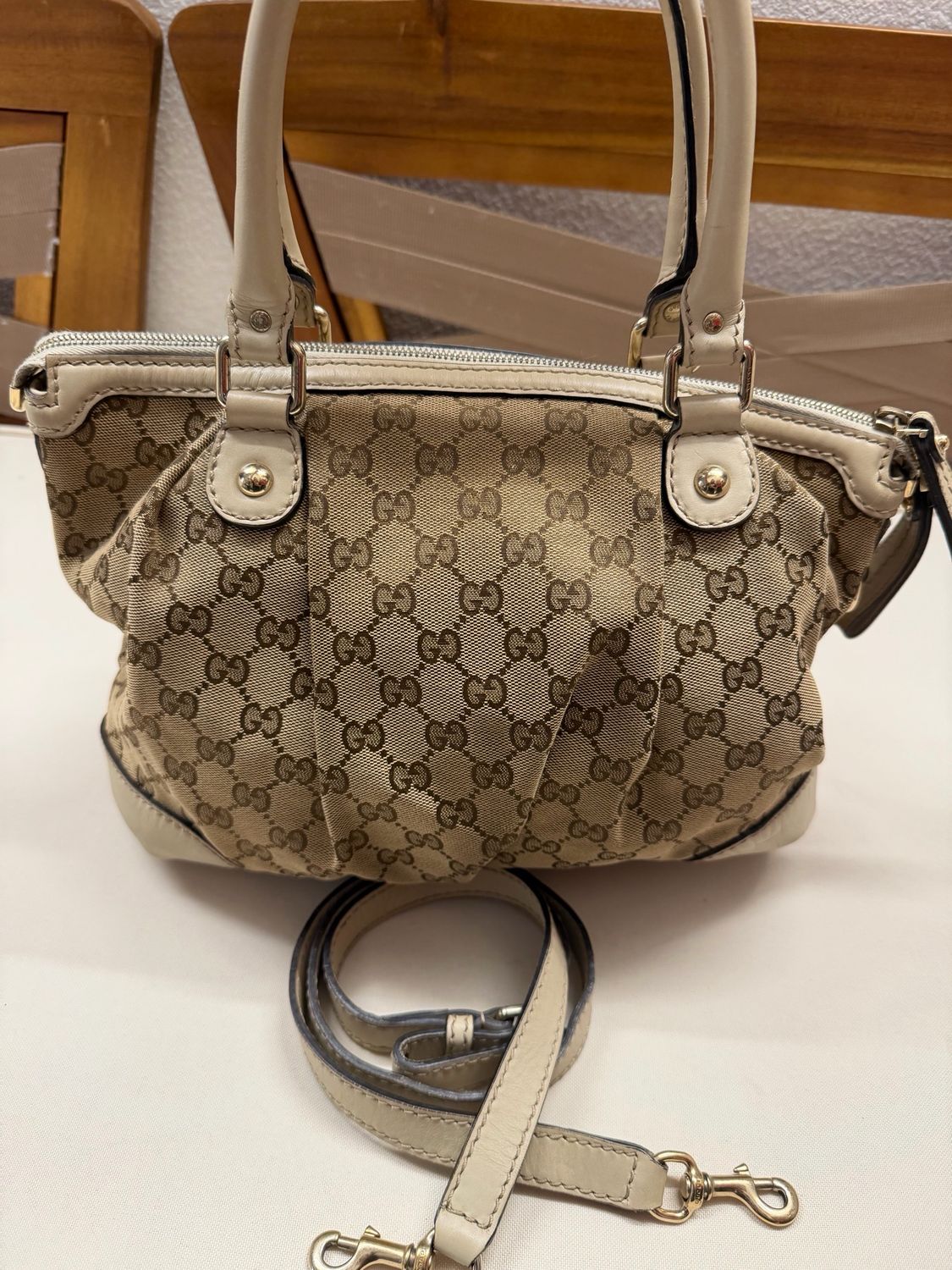 Gucci Monogram Sukey Crossbody Messenger