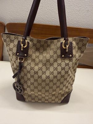 Gucci Monogram Canvas Vertical Tote Charm
