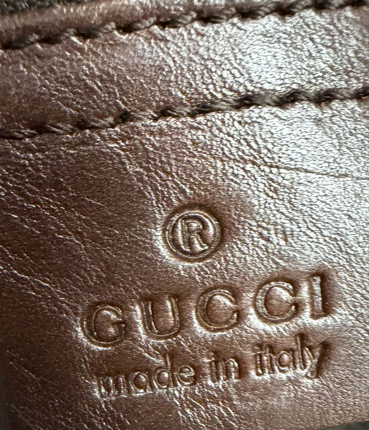 Gucci Monogram Canvas Vertical Tote Charm