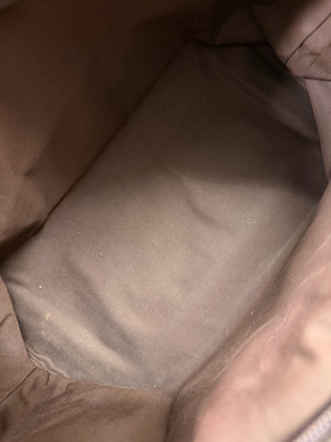 Gucci Monogram Signature Nylon Tote Dark Brown