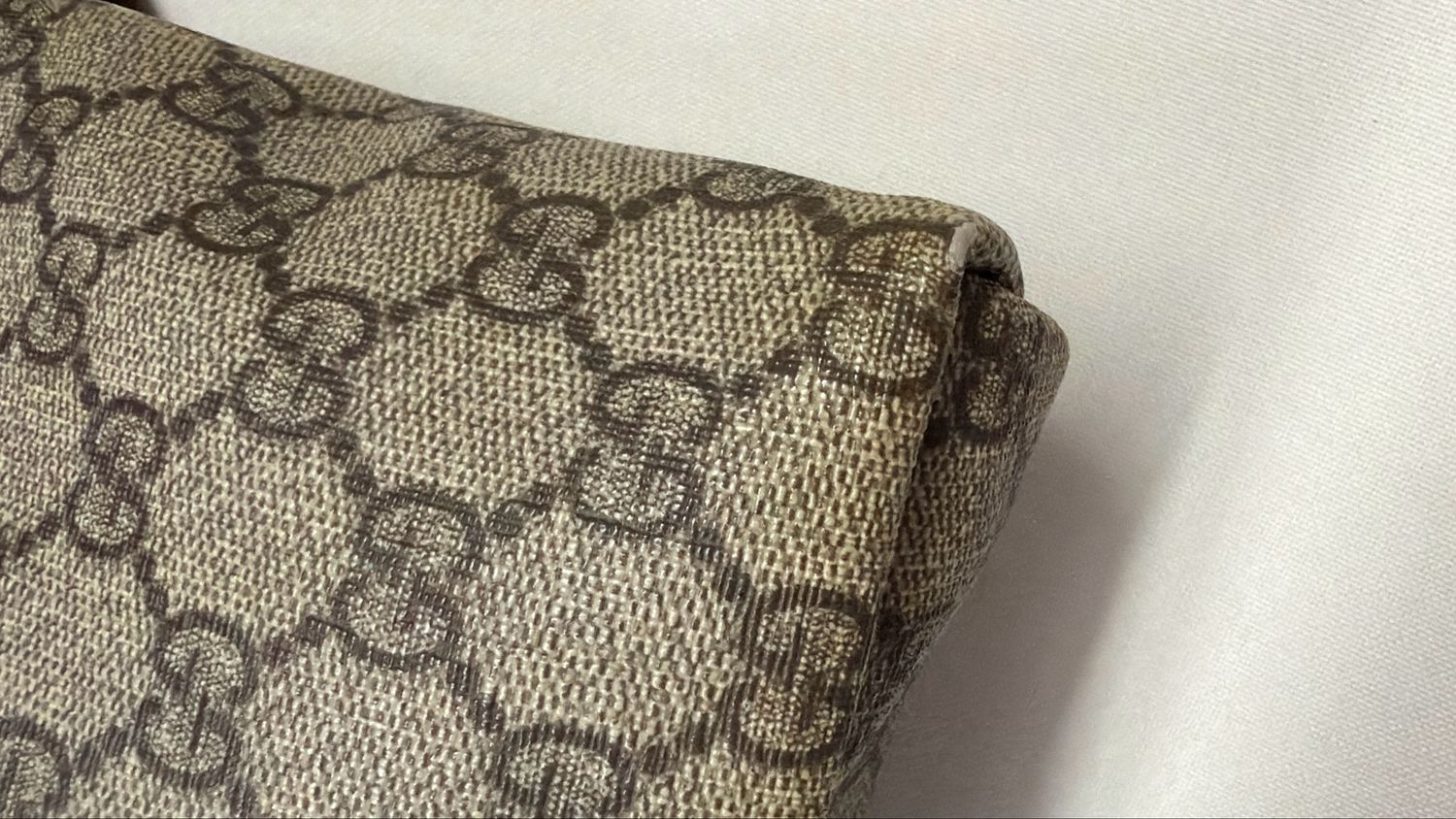 Gucci Monogram Supreme Flap Messenger Sling