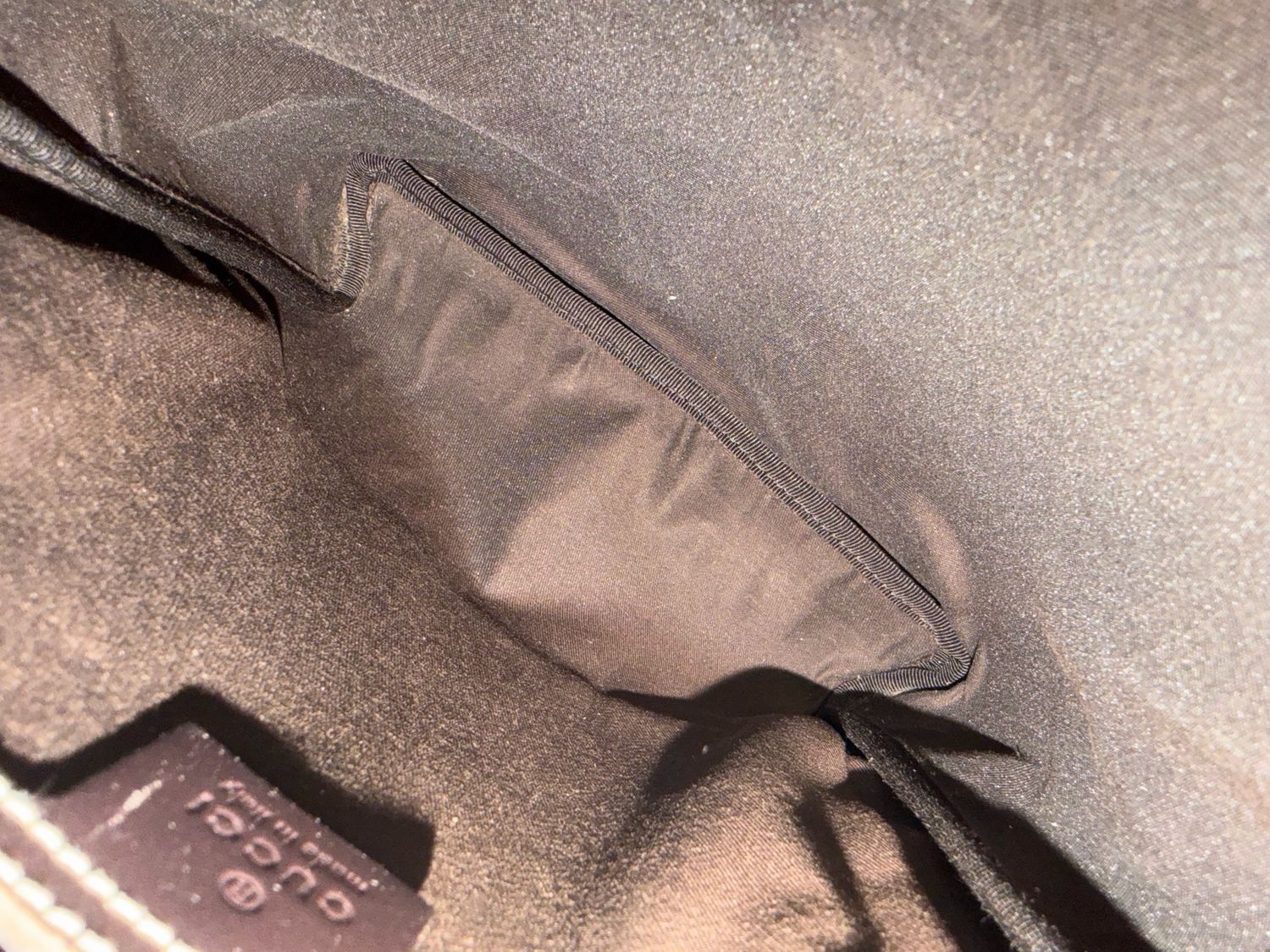 Gucci Monogram Supreme Flap Messenger Sling